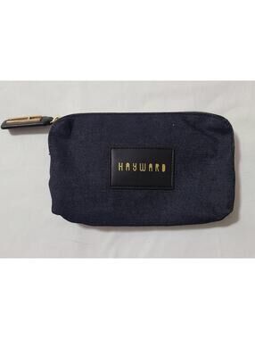 Hayward X JetBlue Mint Airlines Amenity Kit Denim Makeup Cosmetics Zip BAG ONLY